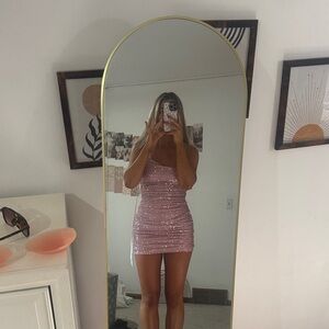 Lucy in the Sky Pink Sequin Mini Dress